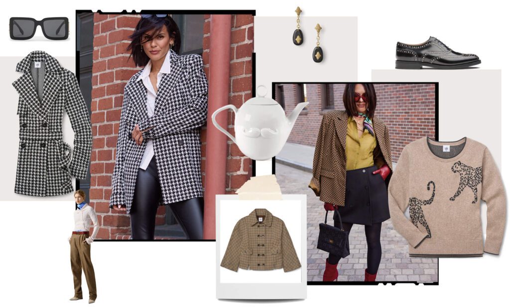 a collage of women wearing coats - fall 2024 fashion trends - women over 50