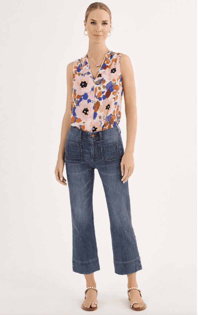 how to wear flare jeans over 50